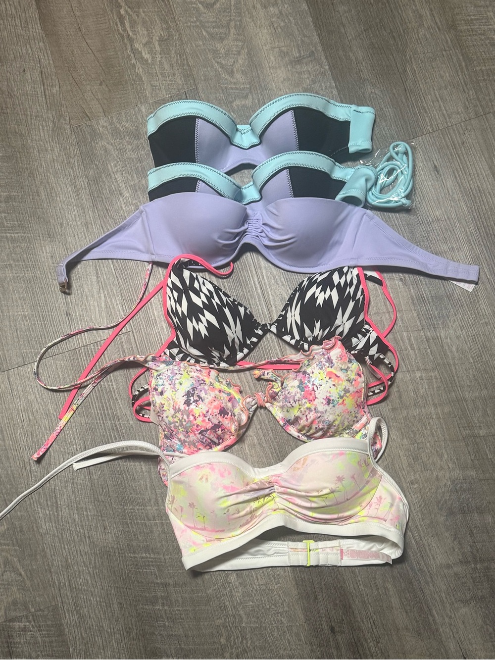 Victoria’s Secret Swim tops set of 6  B1